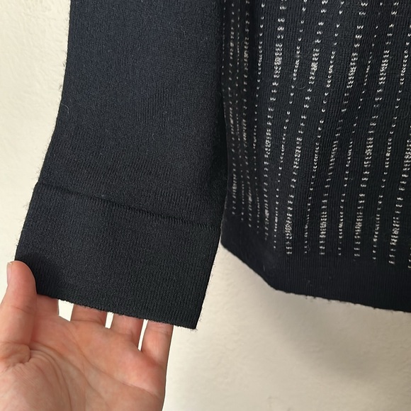 Claiborne Merino Wool Sweater with Zip-up V-Neck Collar, Men’s Medium - Picture 5 of 8